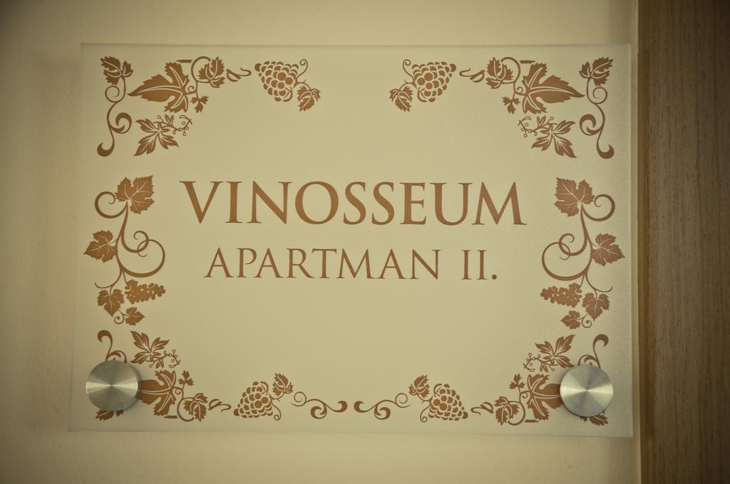 Vinosseum Bor- Es Apartmanhaz 쇼프론 외부 사진